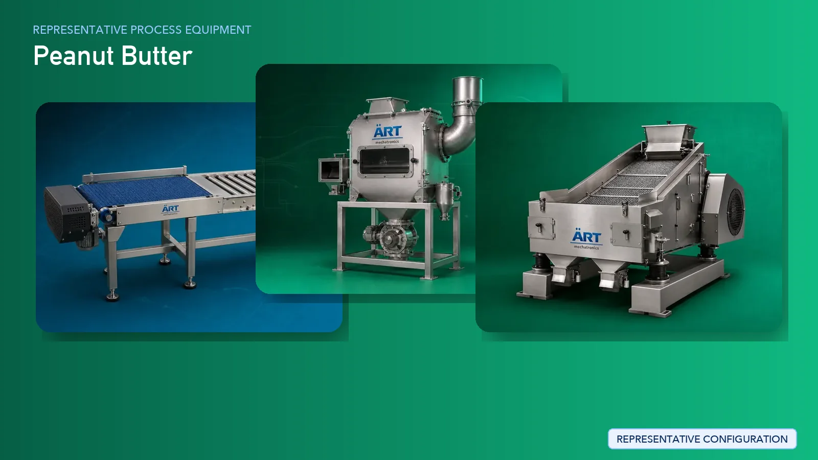 Representative Condiment Processing Plant & Machinery Solutions process equipment by ART Mechatronics