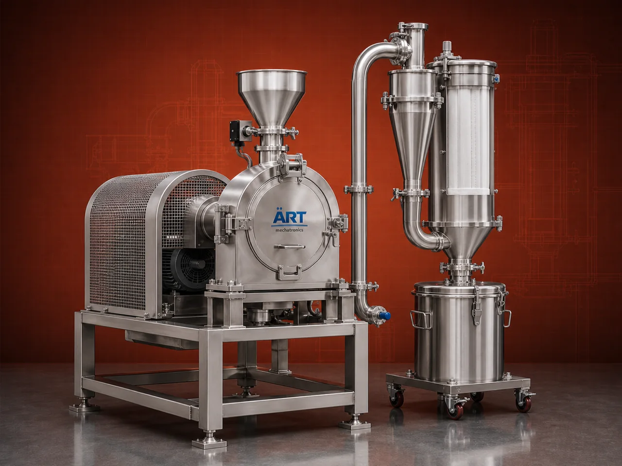 Micro Pulverizer Machine by ART Mechatronics