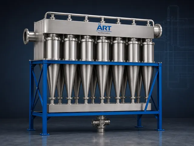 Multiclone Dust Collector Machine by ART Mechatronics