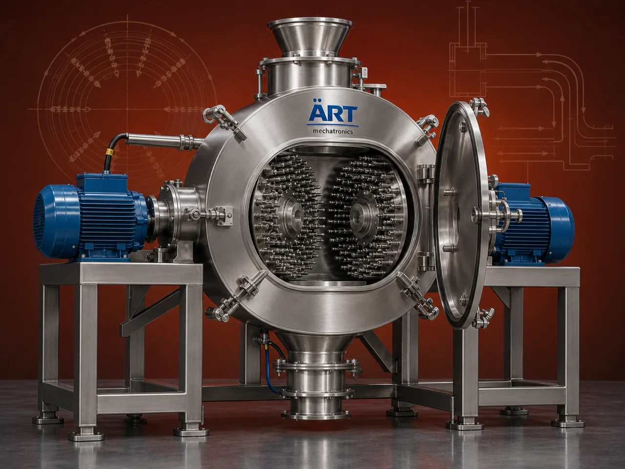 Pin Mill Machine by ART Mechatronics