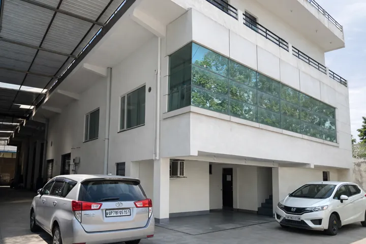 The office building on the campus