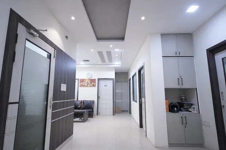 An office corridor