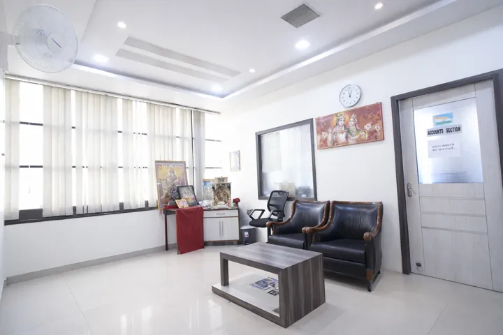 An office sitting area