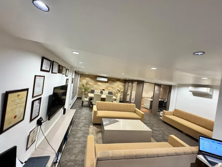 The office sitting and discussion area