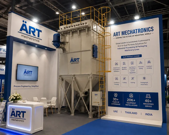 The dust collector displayed at the ART Mechatronics stand