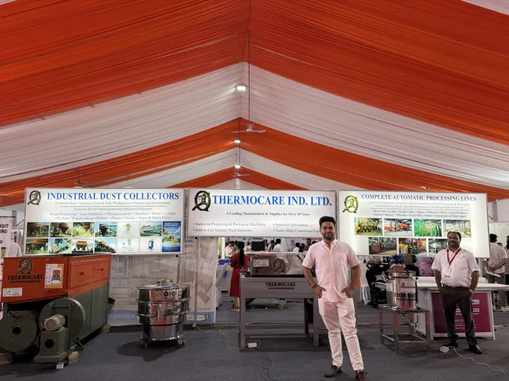 The exhibition stand during the show