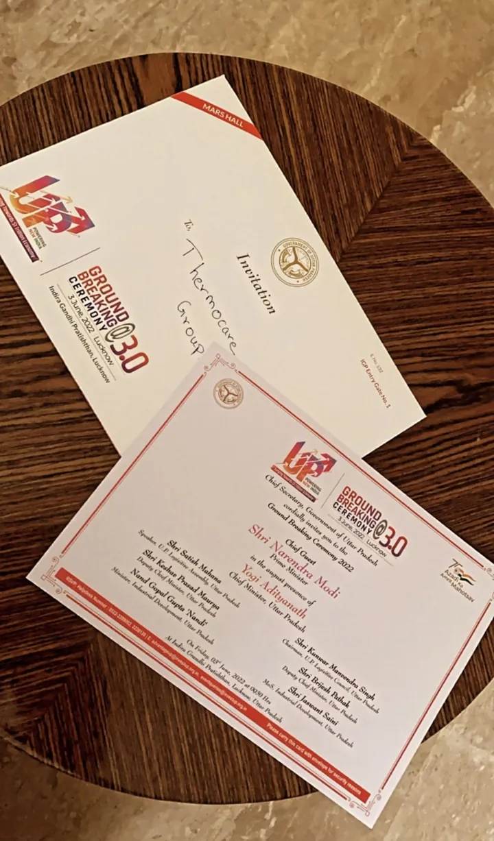 Invitation to the UP Ground Breaking Ceremony