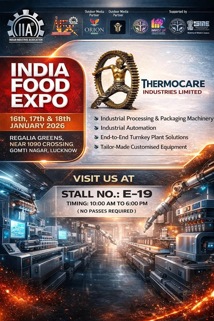 India Food Expo, January 2026 — visit us at stall E-19