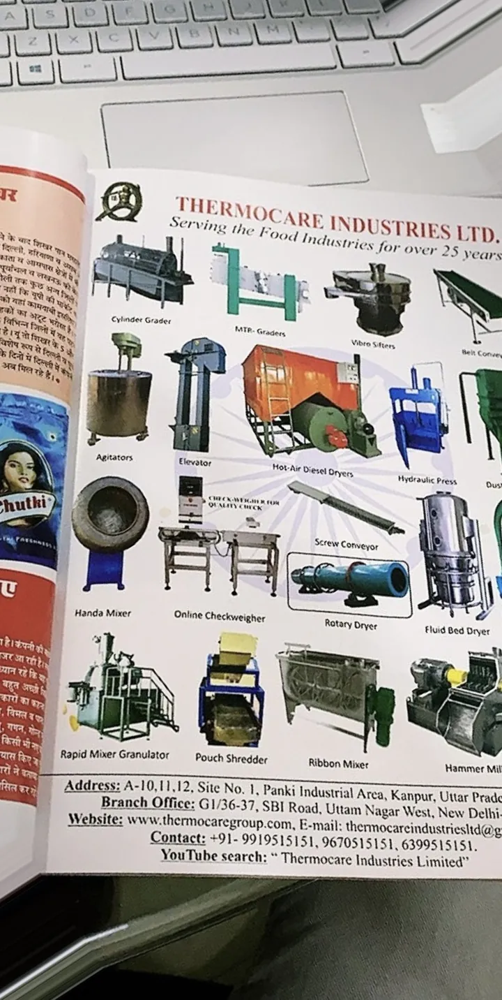 A Thermocare product-range page in print