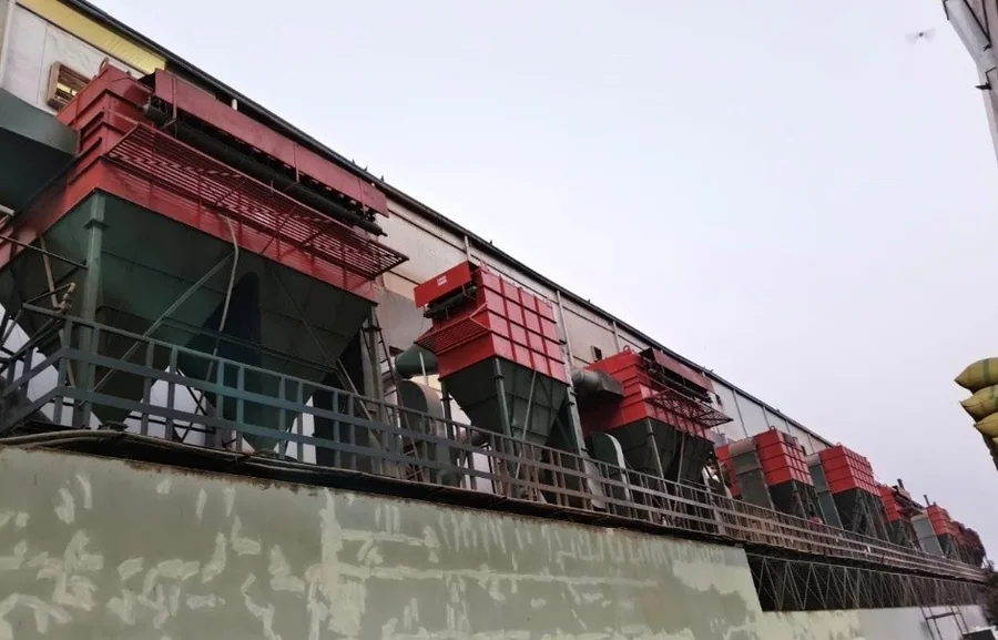ART dust collector bank installed in India